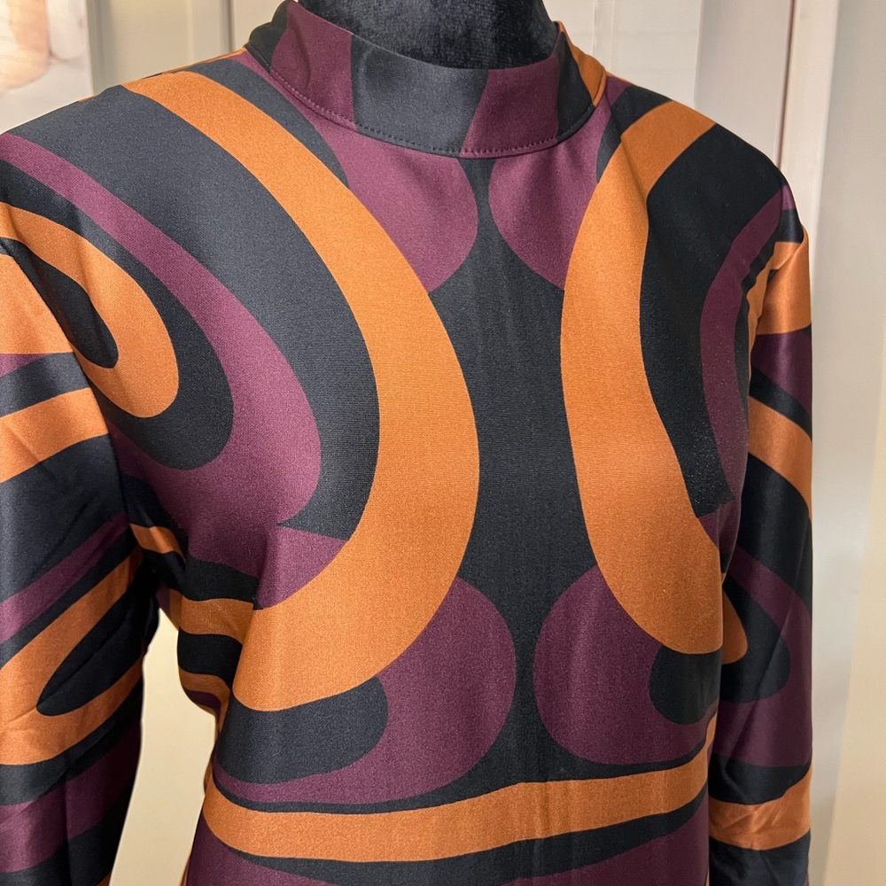 Ashley Stewart Contemporary Long Sleeve Dress - Picture 2 of 6